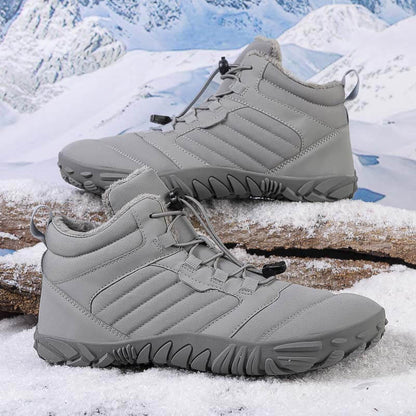 Lässiges Abenteuer Gesunde Warme Schneestiefel Rutschfester & Wasserdichter Barfußschuh für den Winter (Unisex)