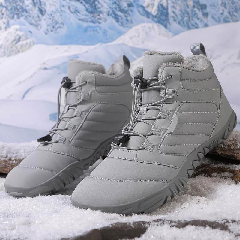 Lässiges Abenteuer Gesunde Warme Schneestiefel Rutschfester & Wasserdichter Barfußschuh für den Winter (Unisex)