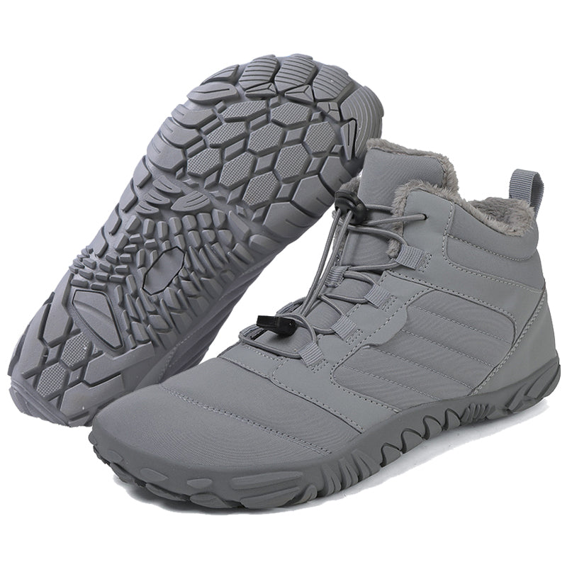 draussenfeet winter barfussschuhe schneestiefel 31493 grau