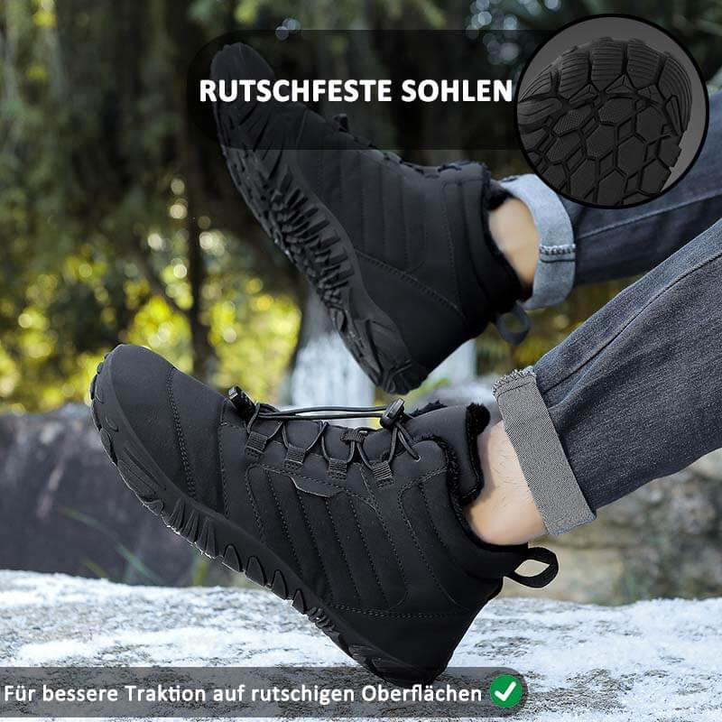 Lässiges Abenteuer Gesunde Warme Schneestiefel Rutschfester & Wasserdichter Barfußschuh für den Winter (Unisex)