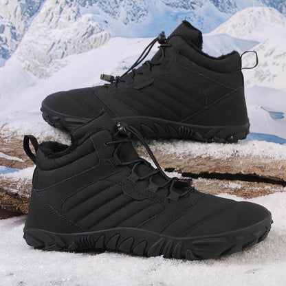 Lässiges Abenteuer Gesunde Warme Schneestiefel Rutschfester & Wasserdichter Barfußschuh für den Winter (Unisex)