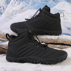 draussenfeet winter barfussschuhe schneestiefel 31493 schwarz