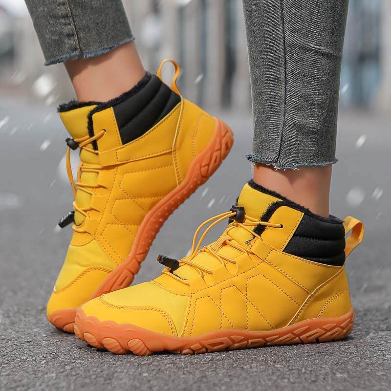 Outdoor-Schuhe Dicker Baumwolle Schneestiefel Rutschfester & Wasserdichter Barfußschuh für den Winter (Unisex)