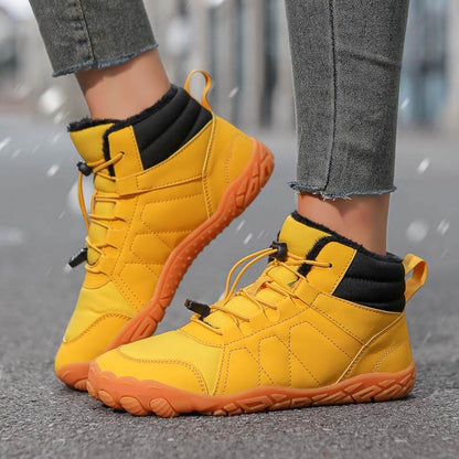 Outdoor-Schuhe Dicker Baumwolle Schneestiefel Rutschfester & Wasserdichter Barfußschuh für den Winter (Unisex)