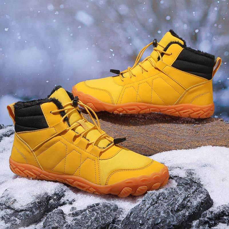 Outdoor-Schuhe Dicker Baumwolle Schneestiefel Rutschfester & Wasserdichter Barfußschuh für den Winter (Unisex)