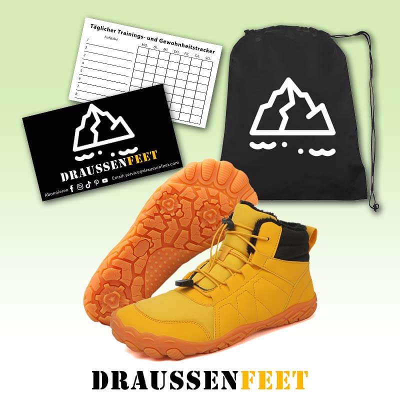 Outdoor-Schuhe Dicker Baumwolle Schneestiefel Rutschfester & Wasserdichter Barfußschuh für den Winter (Unisex)