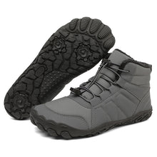 Lade das Bild in den Galerie-Viewer, draussenfeet winter barfussschuhe schneestiefel 31494 grau
