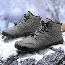 Lade das Bild in den Galerie-Viewer, draussenfeet winter barfussschuhe schneestiefel 31494 grau
