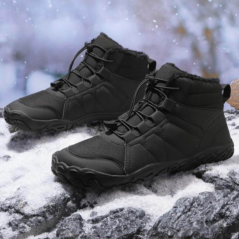 Outdoor-Schuhe Dicker Baumwolle Schneestiefel Rutschfester & Wasserdichter Barfußschuh für den Winter (Unisex)