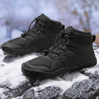 Outdoor-Schuhe Dicker Baumwolle Schneestiefel Rutschfester & Wasserdichter Barfußschuh für den Winter (Unisex)