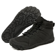 Lade das Bild in den Galerie-Viewer, draussenfeet winter barfussschuhe schneestiefel 31494 schwarz
