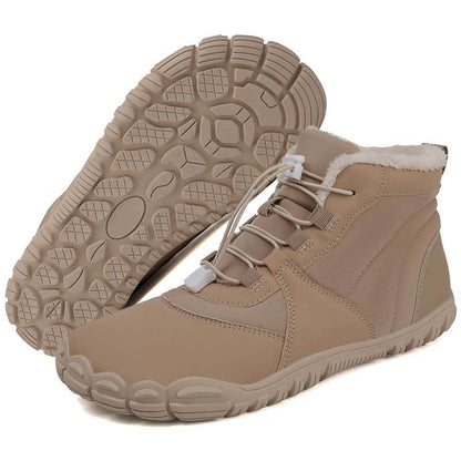 Outdoor-Schneestiefel Warm Verschleißfest Verdickte Winterschuhe Rutschfester & Wasserdichter Barfußschuh für den Winter (Unisex)