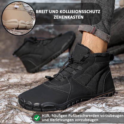 Outdoor-Schneestiefel Warm Verschleißfest Verdickte Winterschuhe Rutschfester & Wasserdichter Barfußschuh für den Winter (Unisex)