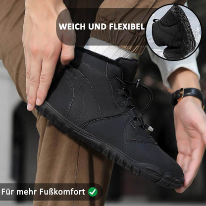 Outdoor-Schneestiefel Warm Verschleißfest Verdickte Winterschuhe Rutschfester & Wasserdichter Barfußschuh für den Winter (Unisex)