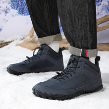 Lade das Bild in den Galerie-Viewer, draussenfeet winter barfussschuhe schneestiefel 31496 blau
