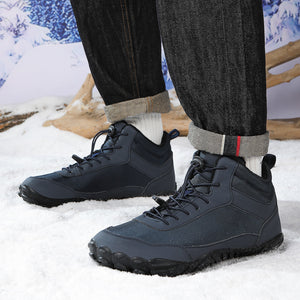 draussenfeet winter barfussschuhe schneestiefel 31496 blau