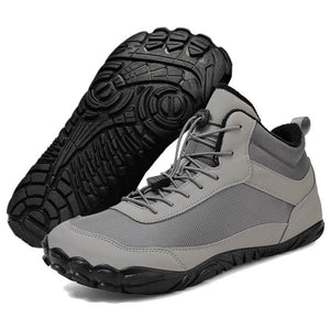 Herbst & Winter Warm Schneestiefel Atmungsaktiv Hohe Freizeitschuhe Rutschfester Barfußschuh für den Winter (Unisex)