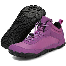 Lade das Bild in den Galerie-Viewer, draussenfeet winter barfussschuhe schneestiefel 31496 lila
