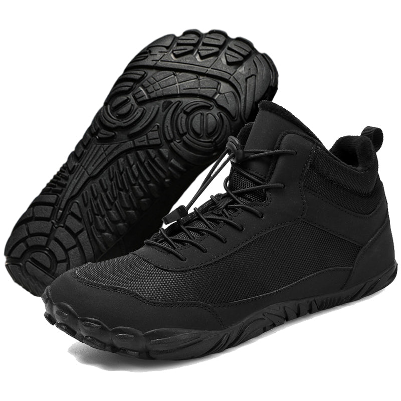 draussenfeet winter barfussschuhe schneestiefel 31496 schwarz