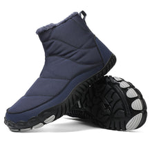 Lade das Bild in den Galerie-Viewer, draussenfeet winter barfussschuhe schneestiefel 31497 dubkelblau
