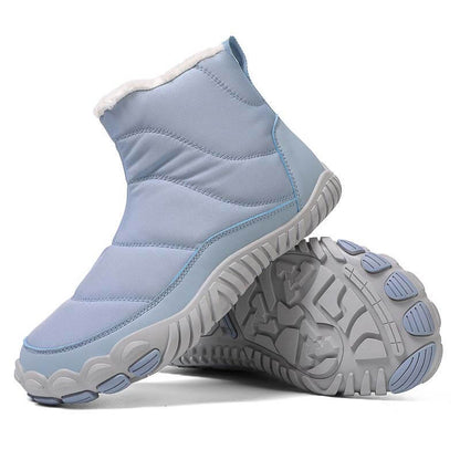 Schneestiefel Warm Außenbereich Lässige Wanderschuhe Verschleißfest Rutschfester & Wasserdichter Barfußschuh für den Winter (Unisex)