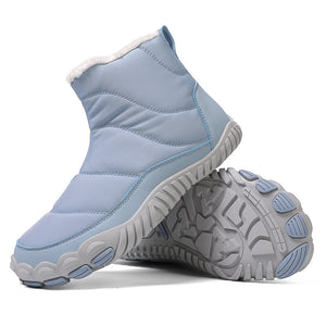 draussenfeet winter barfussschuhe schneestiefel 31497 hellblau