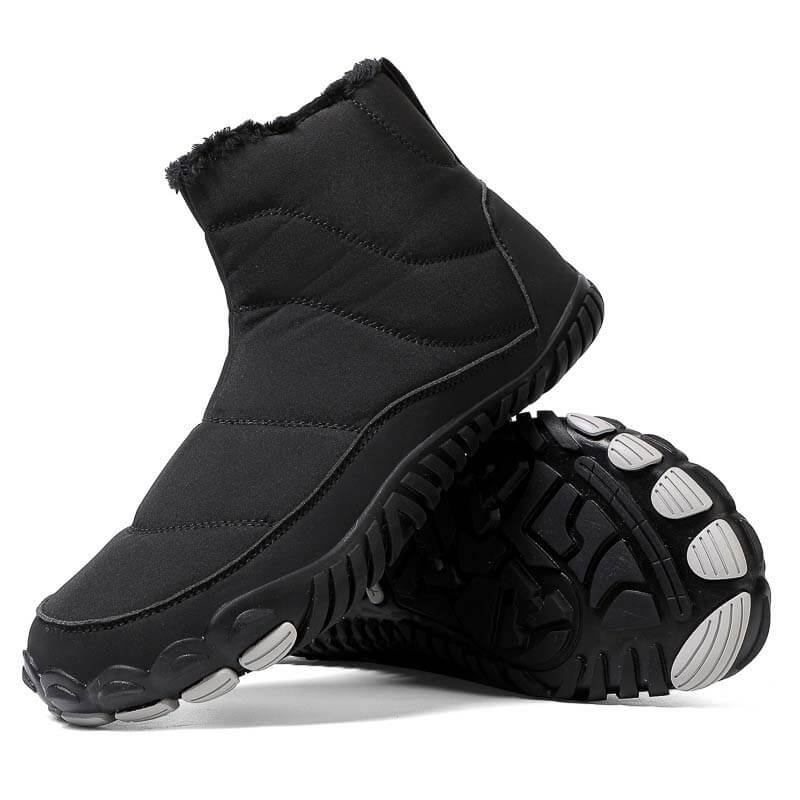 Schneestiefel Warm Außenbereich Lässige Wanderschuhe Verschleißfest Rutschfester & Wasserdichter Barfußschuh für den Winter (Unisex)