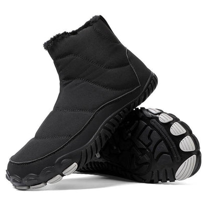 Schneestiefel Warm Außenbereich Lässige Wanderschuhe Verschleißfest Rutschfester & Wasserdichter Barfußschuh für den Winter (Unisex)