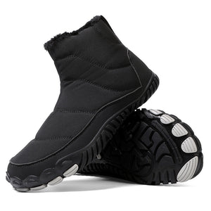 draussenfeet winter barfussschuhe schneestiefel 31497 schwarz