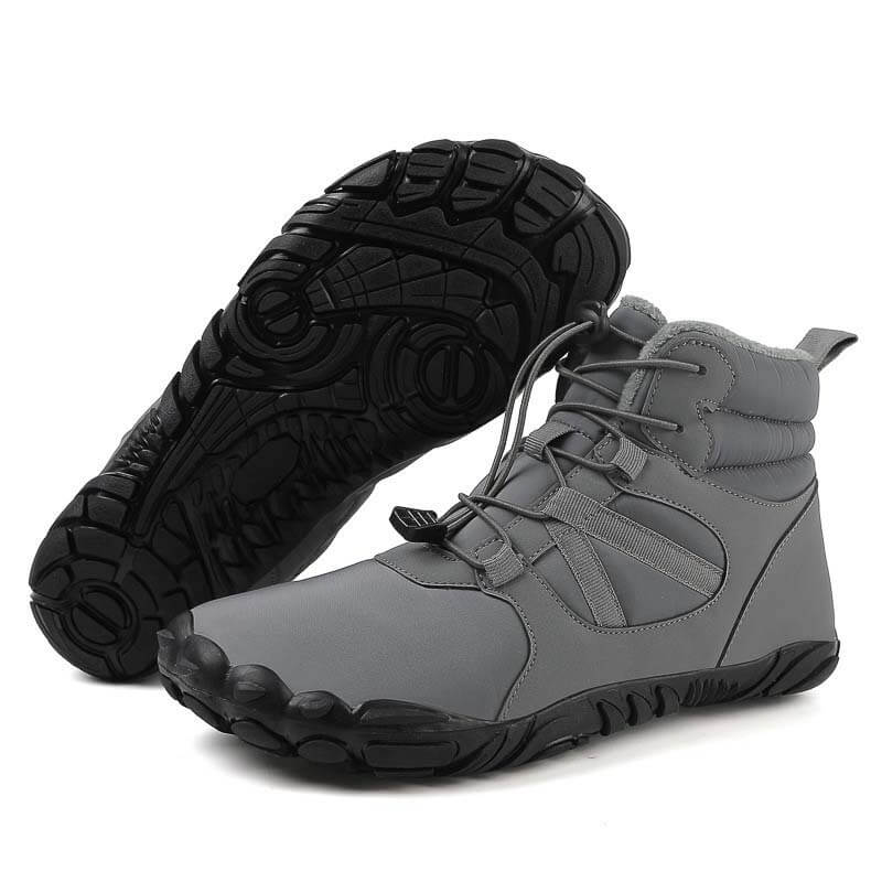 Thick winter snow boots outside warm mountaineering shoes slippring & waterproof barefoot shoe for the winter (unisex)