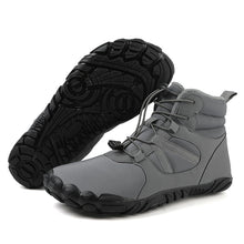Lade das Bild in den Galerie-Viewer, draussenfeet winter barfussschuhe schneestiefel 31498 grau
