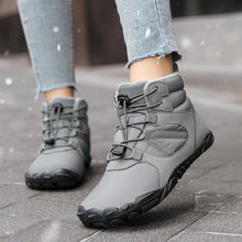 Lade das Bild in den Galerie-Viewer, draussenfeet winter barfussschuhe schneestiefel 31498 grau
