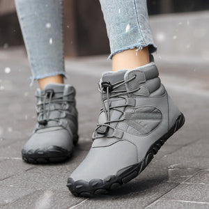 draussenfeet winter barfussschuhe schneestiefel 31498 grau