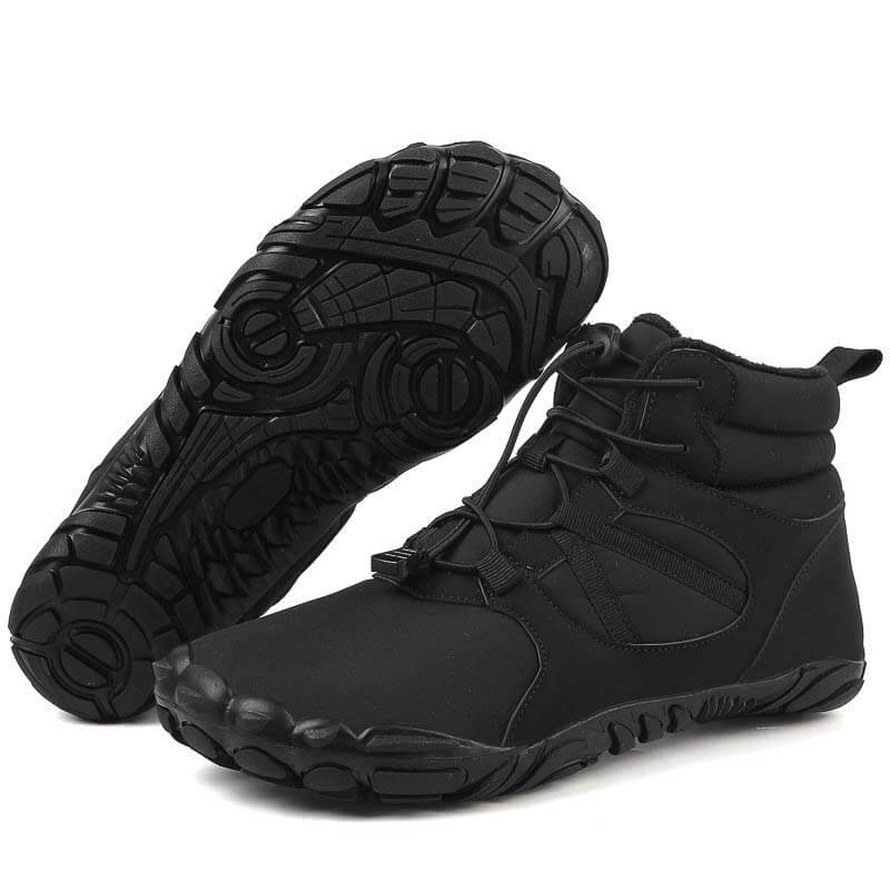 Thick winter snow boots outside warm mountaineering shoes slippring & waterproof barefoot shoe for the winter (unisex)
