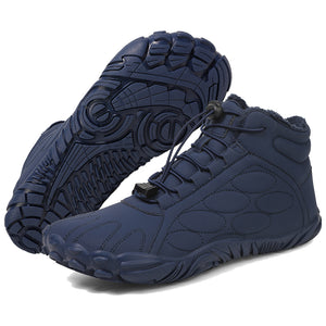 draussenfeet winter barfussschuhe schneestiefel 31500 dunkelblau