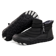 Lade das Bild in den Galerie-Viewer, draussenfeet winter barfussschuhe schneestiefel 31502 schwarz
