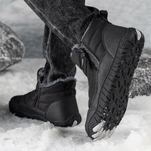 Lade das Bild in den Galerie-Viewer, draussenfeet winter barfussschuhe schneestiefel 31502 schwarz
