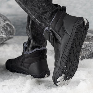 draussenfeet winter barfussschuhe schneestiefel 31502 schwarz