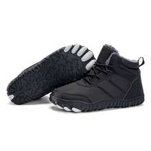 Lade das Bild in den Galerie-Viewer, draussenfeet winter barfussschuhe schneestiefel 31503 schwarz
