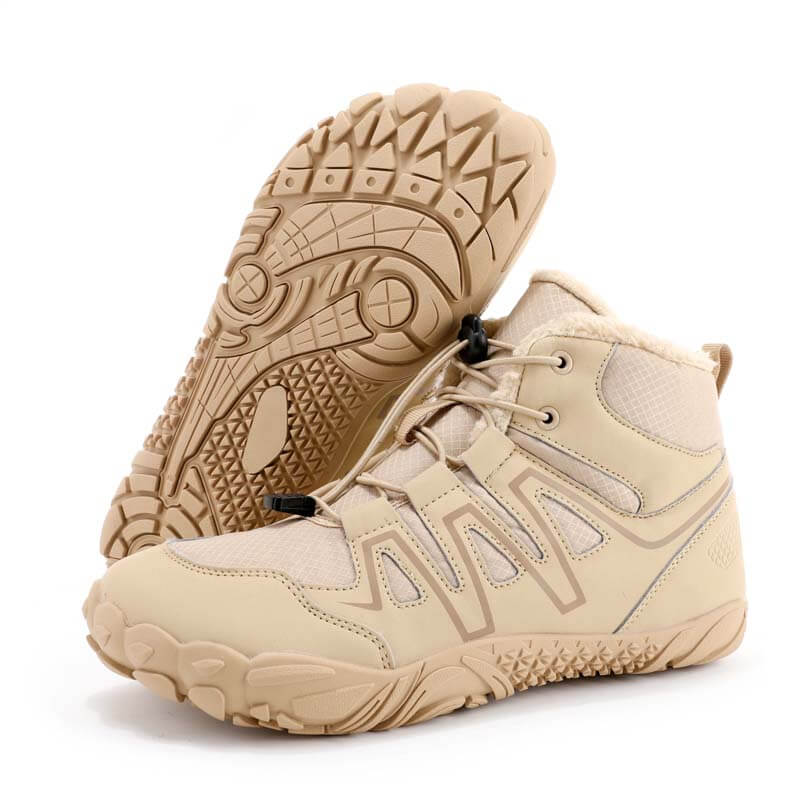 Hohe Warme Bequeme Schneestiefel Rutschfester & Wasserdichter Barfußschuh für den Winter (Unisex)