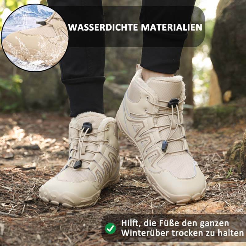 Hohe Warme Bequeme Schneestiefel Rutschfester & Wasserdichter Barfußschuh für den Winter (Unisex)