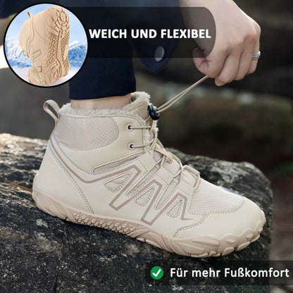 Hohe Warme Bequeme Schneestiefel Rutschfester & Wasserdichter Barfußschuh für den Winter (Unisex)