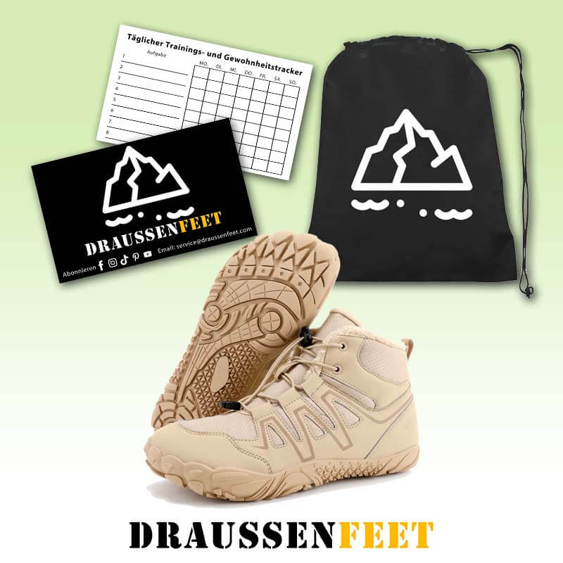 Hohe Warme Bequeme Schneestiefel Rutschfester & Wasserdichter Barfußschuh für den Winter (Unisex)