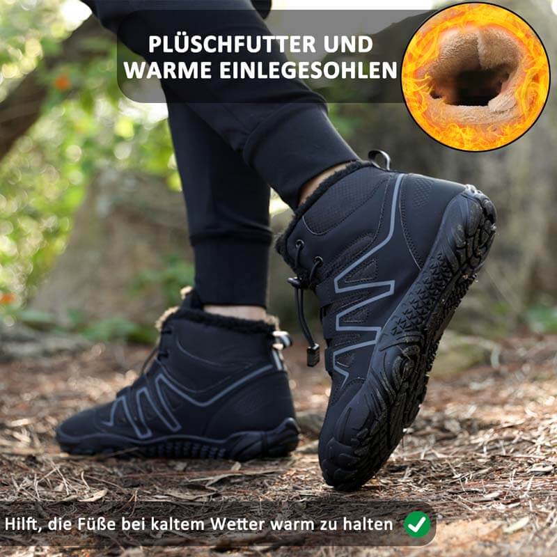 Hohe Warme Bequeme Schneestiefel Rutschfester & Wasserdichter Barfußschuh für den Winter (Unisex)