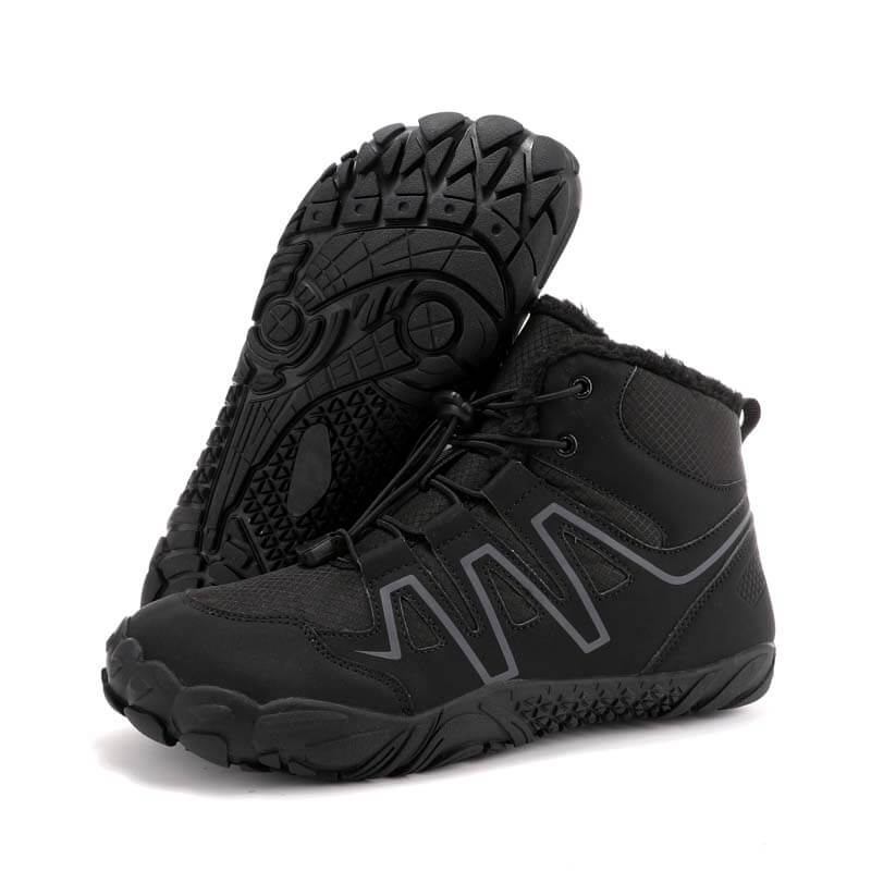 Hohe Warme Bequeme Schneestiefel Rutschfester & Wasserdichter Barfußschuh für den Winter (Unisex)