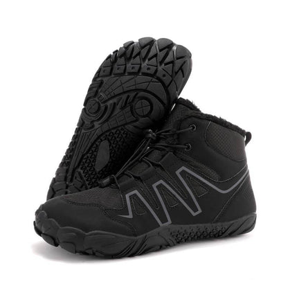 Hohe Warme Bequeme Schneestiefel Rutschfester & Wasserdichter Barfußschuh für den Winter (Unisex)
