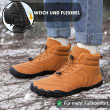 Lade das Bild in den Galerie-Viewer, draussenfeet winter barfussschuhe schneestiefel 31505 braun
