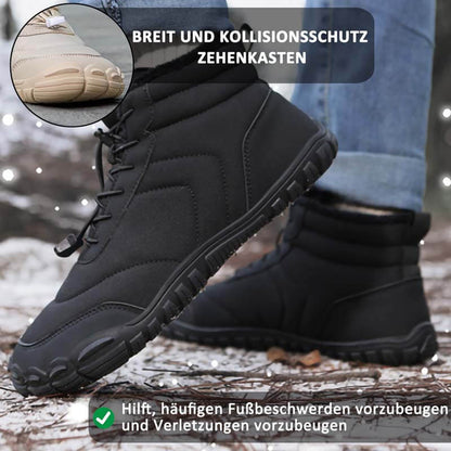 Schneestiefel Winddicht Kältebeständig Trendig Lässig Warm Rutschfester & Wasserdichter Barfußschuh für den Winter (Unisex)