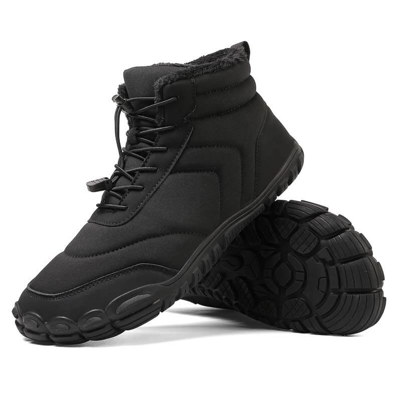 Schneestiefel Winddicht Kältebeständig Trendig Lässig Warm Rutschfester & Wasserdichter Barfußschuh für den Winter (Unisex)