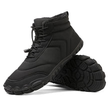 Lade das Bild in den Galerie-Viewer, draussenfeet winter barfussschuhe schneestiefel 31505 schwarz
